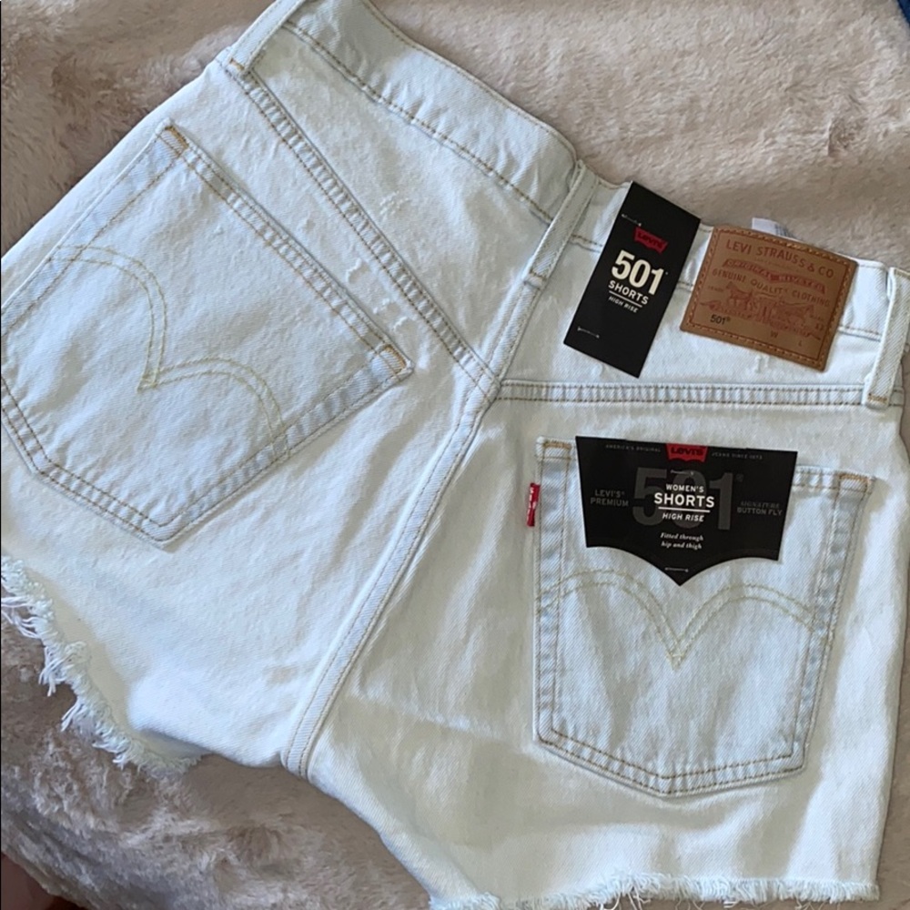 LEVI’S 501 HIGH RISE SHORTS - Picture 2 of 2